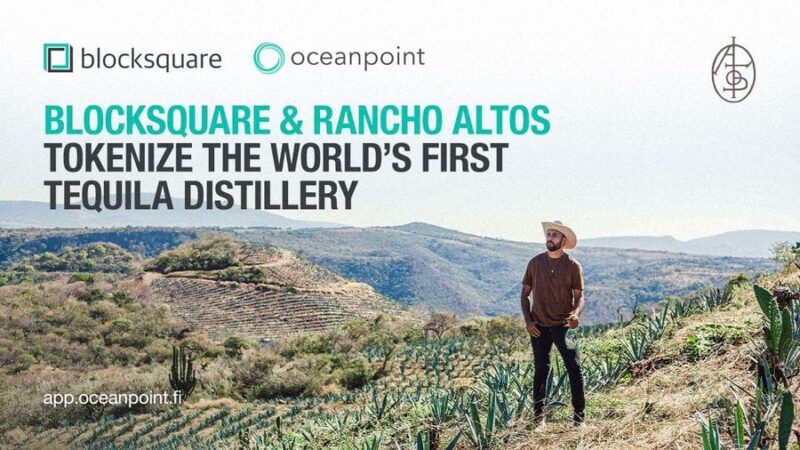 Blocksquare Partners for First Tokenization of a Tequila Distillery