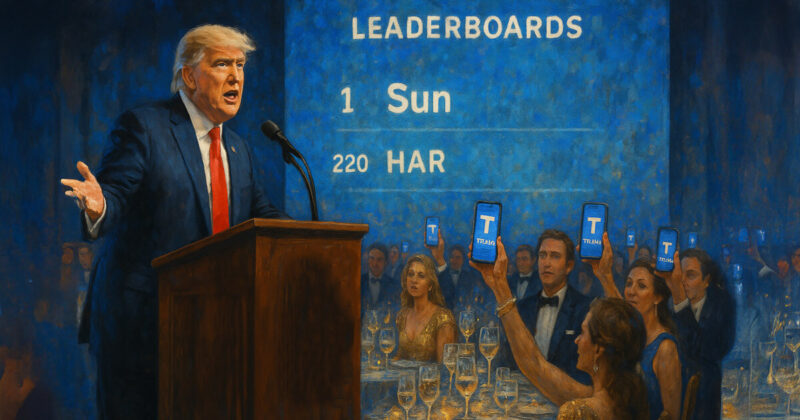 Trump memecoin team highlights $420 price for Dinner with the President, then it tripled